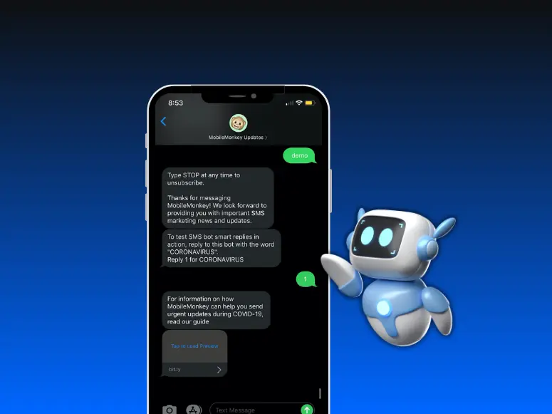 SMS Chatbot Automated Messaging SMS-Chatbot-Automated-Messaging